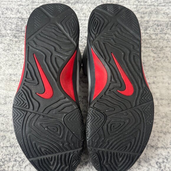 NIKE DUAL FUSION BASKETBALL STADIUM GREY BLACK RED ANTHRACITE SIZE 11 - Picture 7 of 9